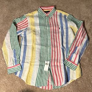 Men’s Multicolor RL Button Down Shirt